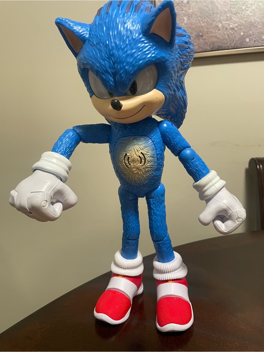 Sonic The Hedgehog 3 Movie Ultimate Talking Figure Jakks Light Up & Voice 14"